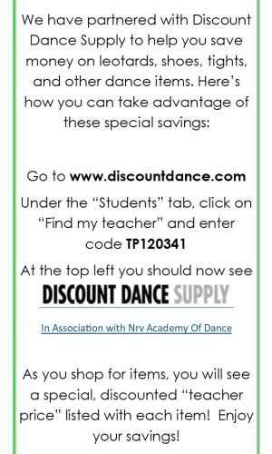 DiscountDanceInfoSheet